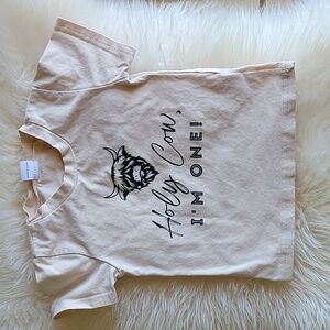 One year old holy cow im one outfit